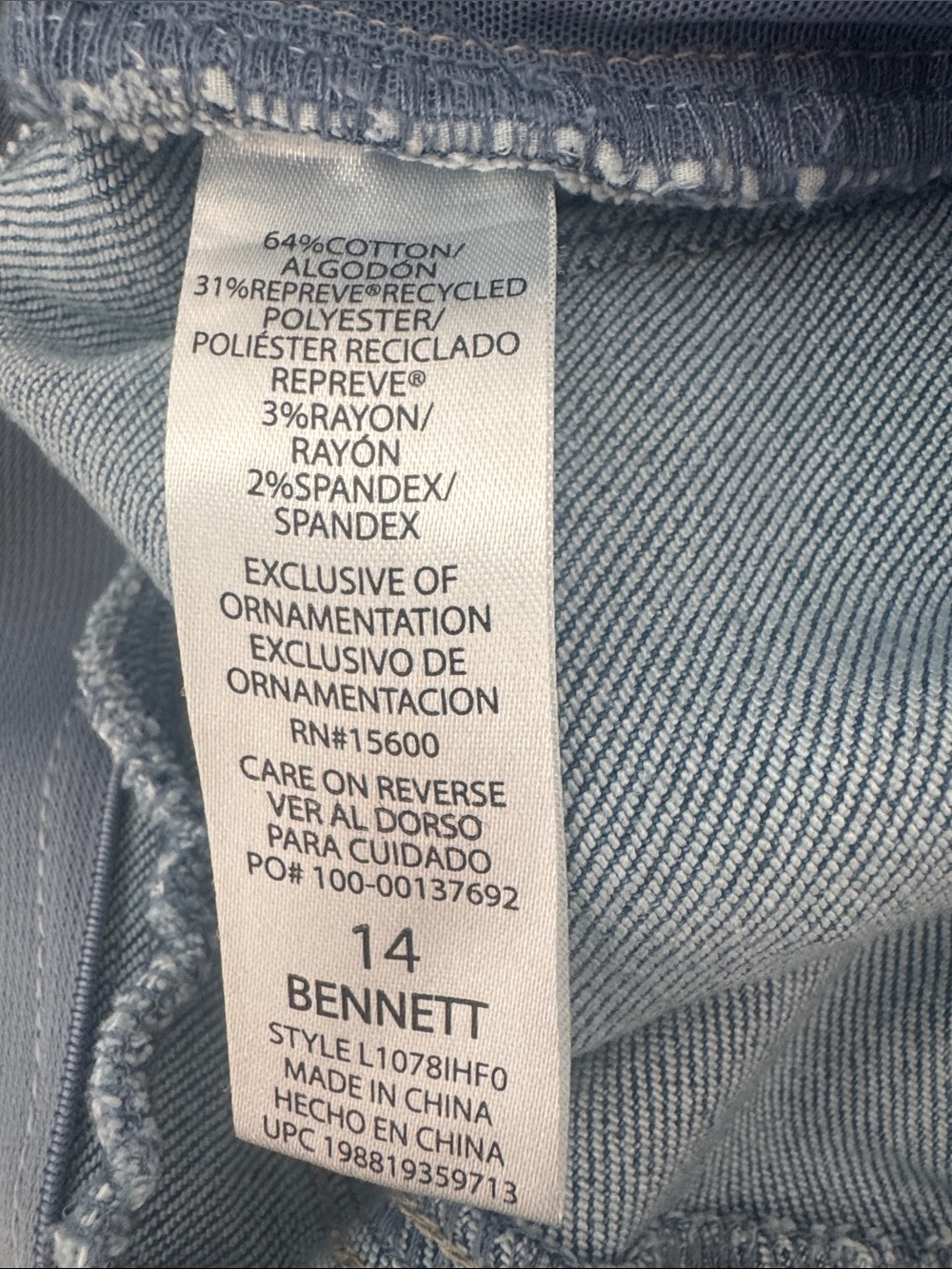 Wit & Wisdom Bennett Kick Flare Jeans Light Wash Released Hem Stretch Denim 14 - Picture 8 of 14
